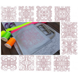 Stickserie - Qulit Blocks Tangled Lines